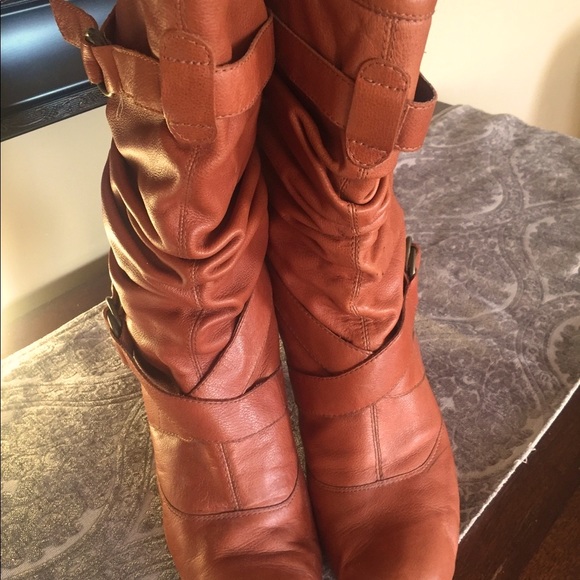 Steve Madden Brown leather mid calf boot - Picture 7 of 14